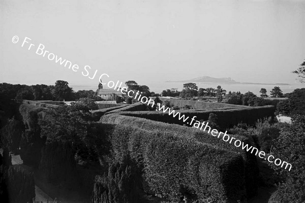 HOWTH CASTLE  BEECH WALKS FROM GATE TOWER